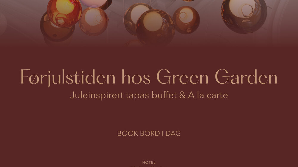 Førjulstiden hos Green Garden